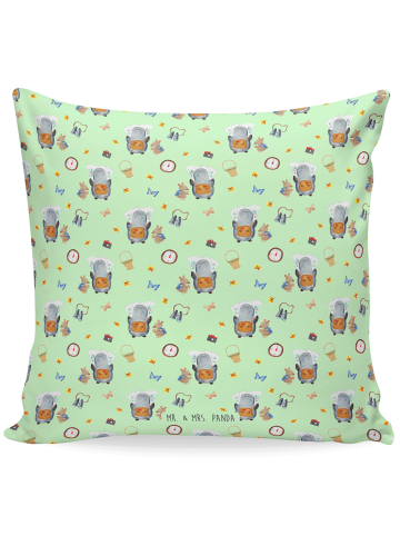 Mr. & Mrs. Panda kuschelkissen 40x40 Pinguin & Maus Wanderer ohn... in Grün