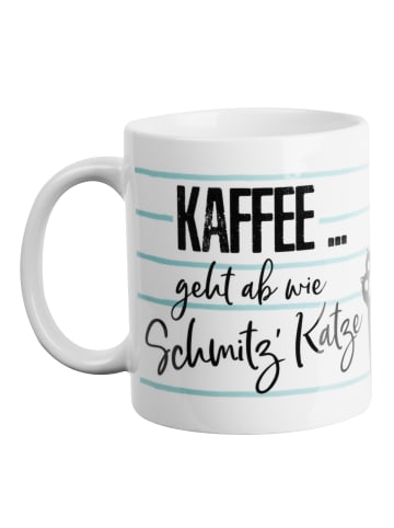 Ralf Schmitz Ralf Schmitz Tasse - Kaffee geht ab wie Schmitz' Katze  320 ml in weiß