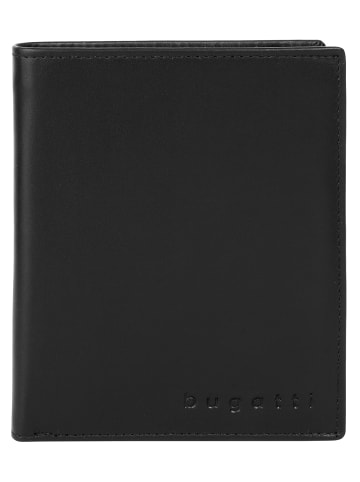 Bugatti Geldbörse SUPER SLIM RFID echt Leder in schwarz