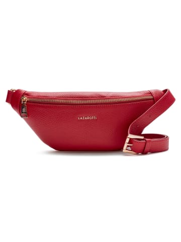 Lazarotti Bologna Leather Gürteltasche Leder 31 cm in red