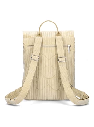 Zwei Mademoiselle.M Daypack 35 cm Laptopfach in cord creme