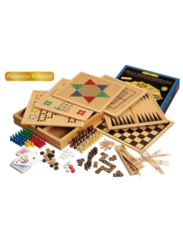 Philos 3101 - Holz Spielesammlung 100, Premium - Ab 6 Jahren
