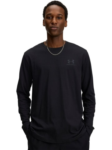 Under Armour Sportshirt "Sportstyle Left Chest Longsleeve" in Schwarz