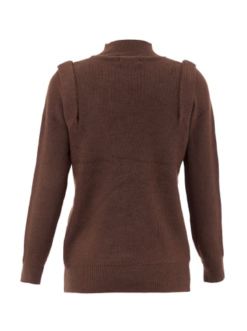 caspio Damen Strickpullover in Taupe