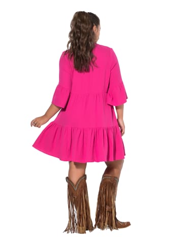 Studio Untold Kleid in fuchsia pink