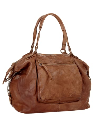 X-ZONE Shopper echt Leder in cognac