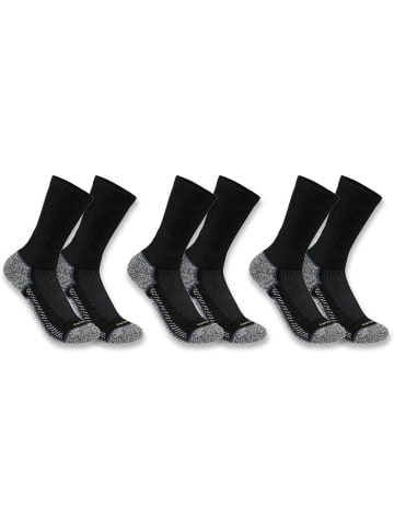 CARHARTT  Socke "Force™ Midweight Crew Sock 3 Pair" in Schwarz
