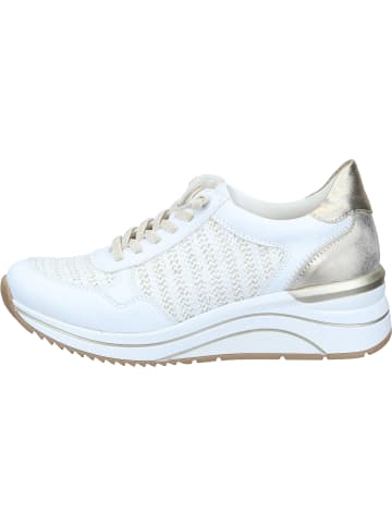 remonte Schnürschuhe in weiss/weiss-golf/muschel/lightgold