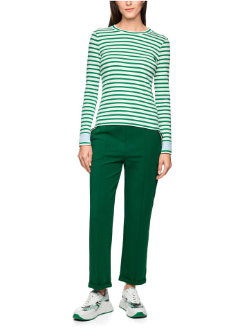 MARC CAIN SPORTS  Schmales Ringelshirt in Bright Emerald New