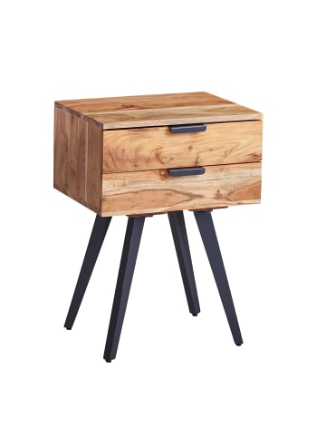 KADIMA DESIGN Nachtkonsole 47 x 65 x 35 cm Massivholz Nachttisch