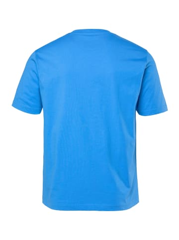 Men Plus Kurzarm T-Shirt in himmelblau