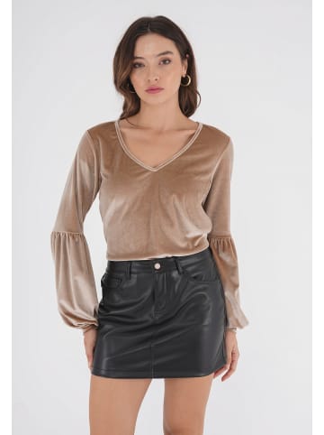 Freshlions Langarmshirt Viveka in beige