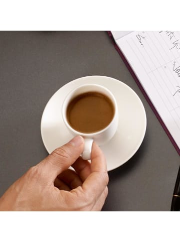 Villeroy & Boch 6er Set Mokka- / Espressotassen For Me 70 ml in weiß