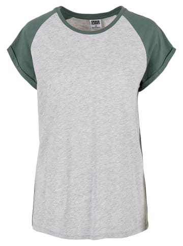 Urban Classics Urban Classics T-Shirts in lightgrey/paleleaf