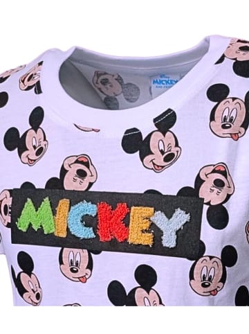 Disney Mickey Mouse T-Shirt Mickey Mouse All-over-Print in Weiß