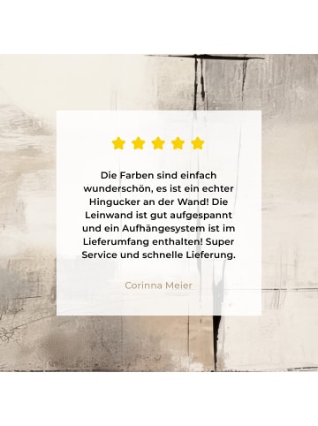 MuchoWow Leinwand bilder Abstrakte Kunst weiß schwarz (BxH)