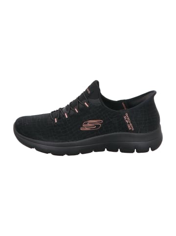 Skechers Sportliche Slipper in Schwarz