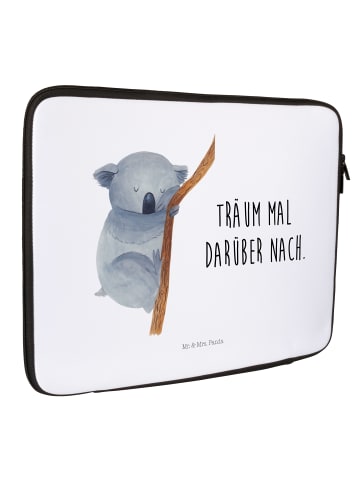 Mr. & Mrs. Panda Notebook Tasche Koalabär mit Spruch in Weiß