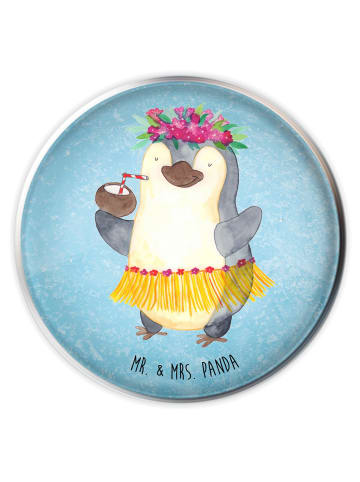 Mr. & Mrs. Panda Abfluss-Stopfen Pinguin Kokosnuss ohne Spruch in Eisblau