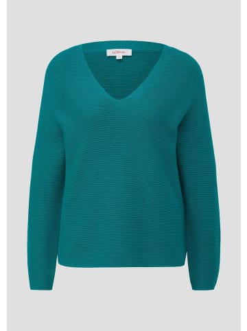 s.Oliver Strickpullover in 6680_türkis
