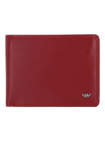 Golden Head Polo RFID Protect Geldbörse Leder 12,5 cm in rot