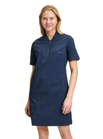 BETTY & CO Casual-Kleid mit Rippbündchen in Dunkelblau