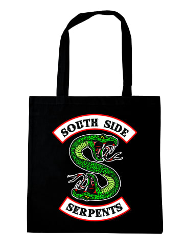 Logoshirt Stofftasche Riverdale South Side Serpent in schwarz