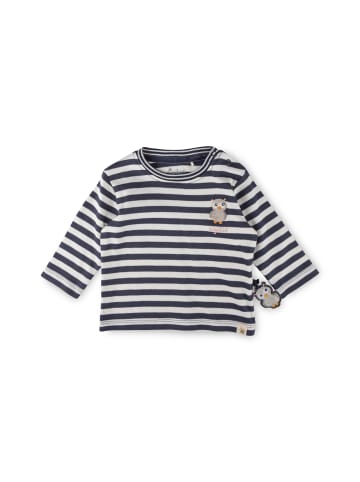 Sigikid Langarmshirt Magic Owl in Dunkelblau/Weiß