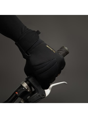 Chiba Classic Winter Vollfingerhandschuh Schwarz   - unisex, winddicht,