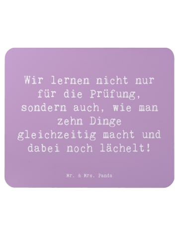 Mr. & Mrs. Panda Mouse-Pad Spruch Auszubildende Lächeln mit Spruch in Lavendeltraum