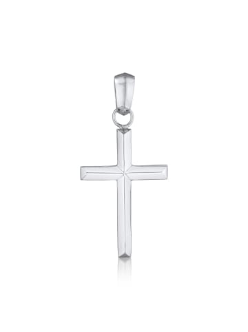 KUZZOI Anhänger 925 Sterling Silber Kreuz in Silber