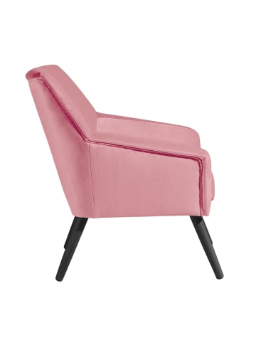 others SESSEL Kachka Bezug Samtvelour Buche schwarz / rosé