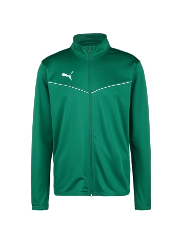 Puma Trainingsjacke TeamRISE Poly in grün / weiß