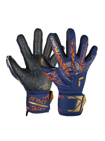 Reusch Torwarthandschuh Attrakt Fusion Guardian Junior in 4411 premium blue/gold/black