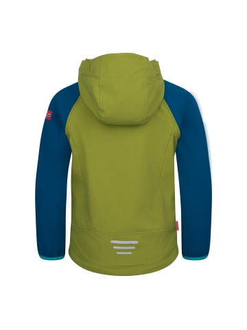 Trollkids Zip-Off Softshelljacke Rondane in jungle green