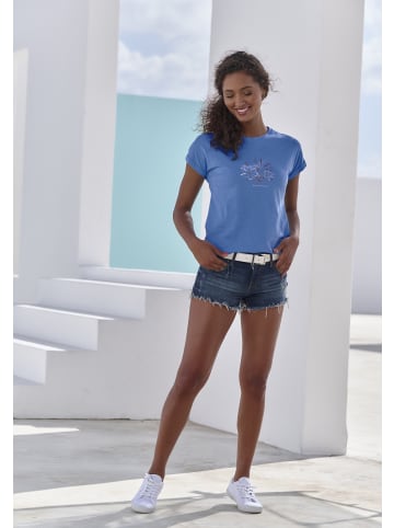 Vivance by Lascana T-Shirt in blau bedruckt