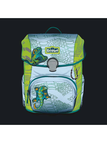 Scout Neo DIN Exklusiv Superflash Extreme - Schulranzen Set 4tlg. (Lizard) in Lizard