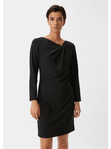 comma Kleid kurz in Schwarz