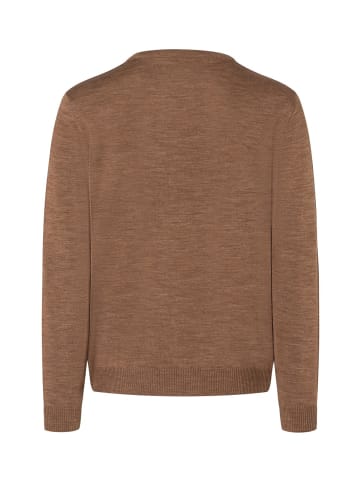 März V-Pullover Superwash Classic Fit in Karamell