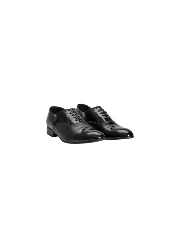 Roberto Pepe Luxury Schwarz Leder Herren Schuh