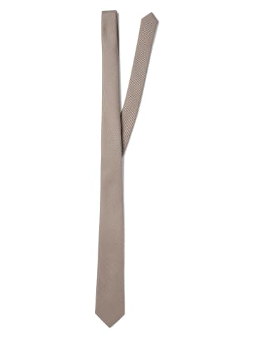 Andrew James Krawatte in sand silber - 0001