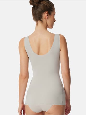 Schiesser Trägertop Invisible Soft Padded in grau-jaspe