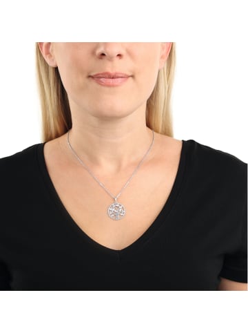 Amor Kette mit Anhänger Silber 925, rhodiniert in Silber