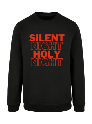 F4NT4STIC Sweatshirt Silent Night Holy Night Weihnachten in schwarz