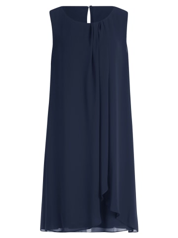 BETTY & CO Chiffonkleid im Layer Look in Dunkelblau