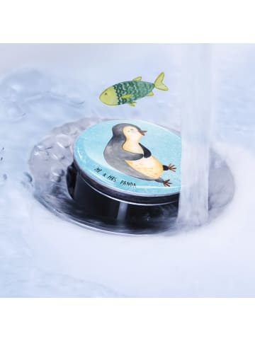 Mr. & Mrs. Panda waschbeckenstöpsel Pinguin Lachen ohne Spruch in Eisblau