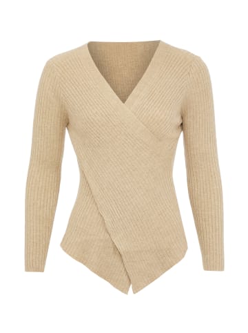 eucaly Strickpullover in Beige