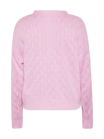 Swirly Damen Cardigan in Pink