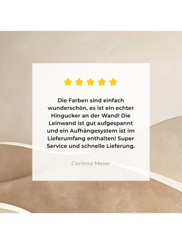 MuchoWow Leinwand bilder Wellen (BxH)