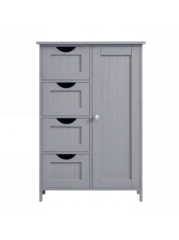 VASAGLE Badezimmerschrank Sofie in Mystisches grau - (B)30 x (H)82 x (T)55 cm